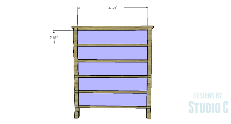 DIY Plans to Build a Scalloped Leg Dresser_Drawer Fronts