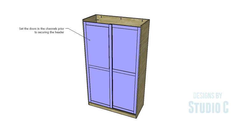 DIY Plans to Build a Sliding Door Pantry_Door 2