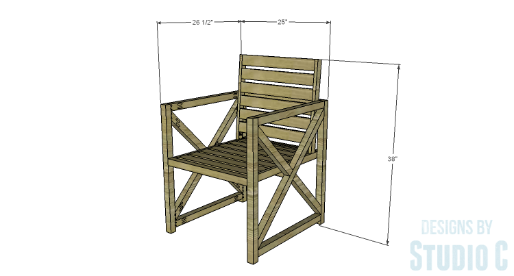 DIY Plans to Build an X Leg Chair