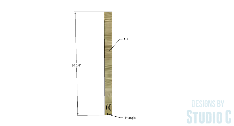 DIY Plans to Build an X Leg Chair_Back Side 1
