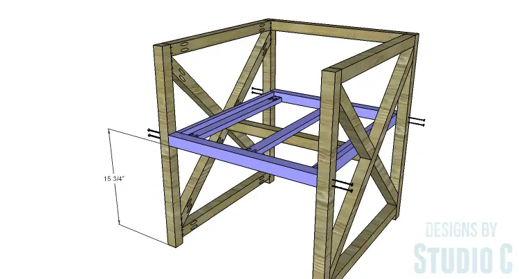 DIY Plans to Build an X Leg Chair_Seat Frame 2