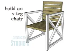 build x leg chair