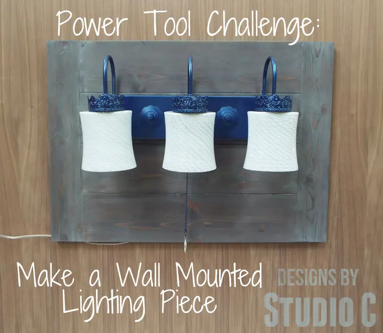 How to Make a Wall Mounted Lighting Piece