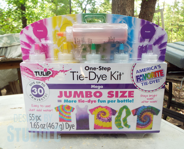 Tie-Dying Fabric for a Chair Seat_Tie Dye Kit