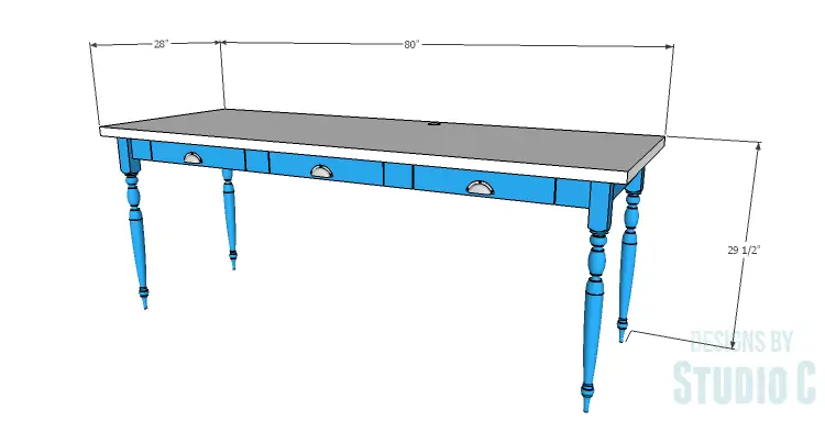 DIY Plans to Build a Desk with an Old Door