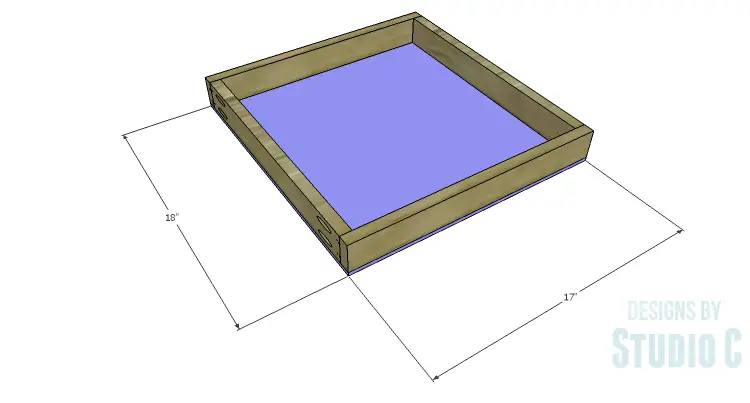 DIY Plans to Build a Desk with an Old Door_Drawer Bottom