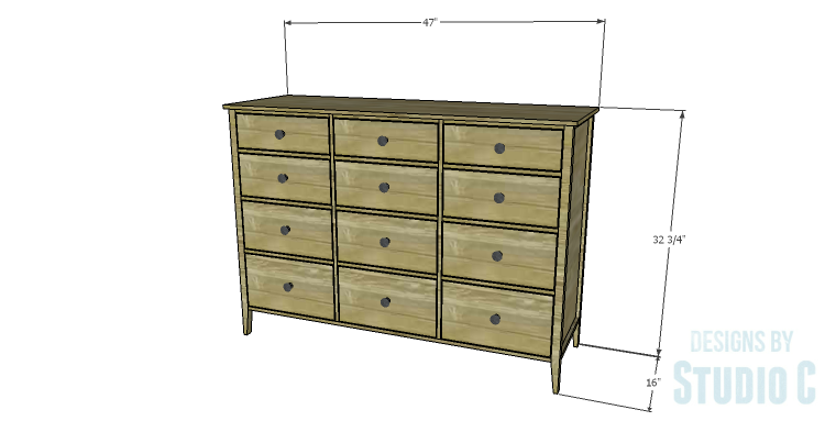 DIY Plans to Build a Gabriela Dresser