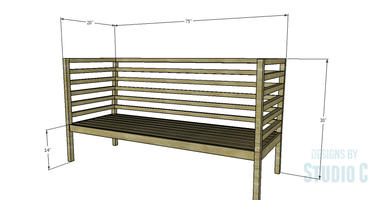 DIY Plans to Build a Penn Outdoor Daybed