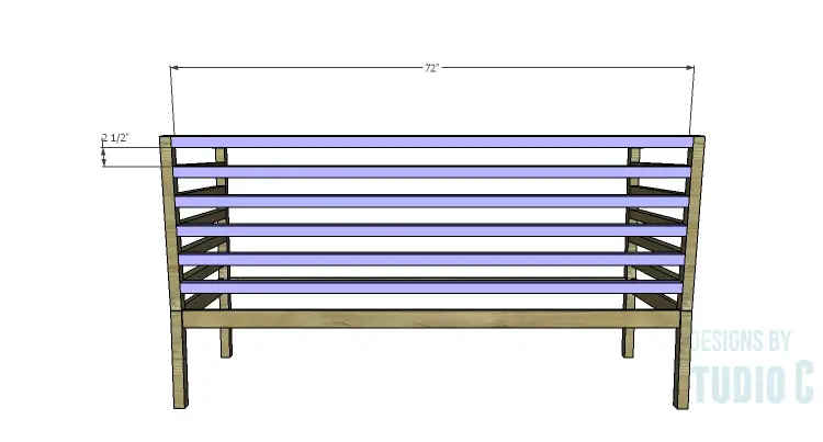 DIY Plans to Build a Penn Outdoor Daybed_Back Slats