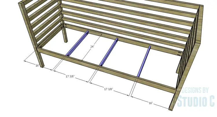 DIY Plans to Build a Penn Outdoor Daybed_Seat Supports