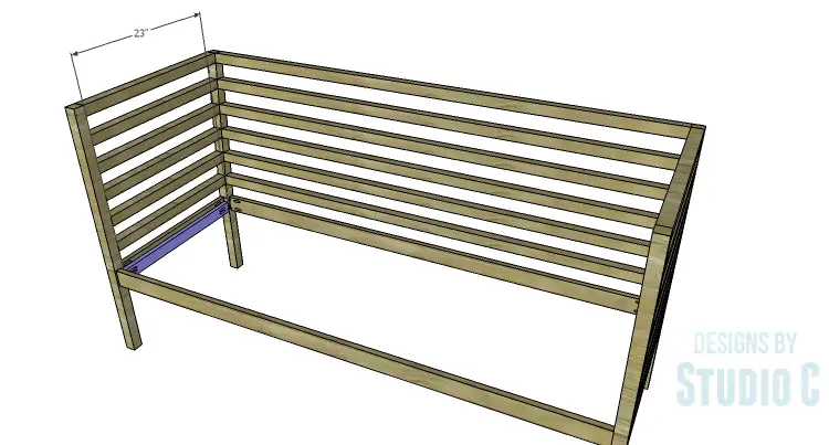 DIY Plans to Build a Penn Outdoor Daybed_Slat Supports