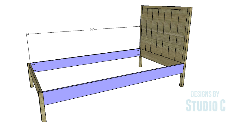 DIY Plans to Build Hannah's Twin Bed_Side Rails
