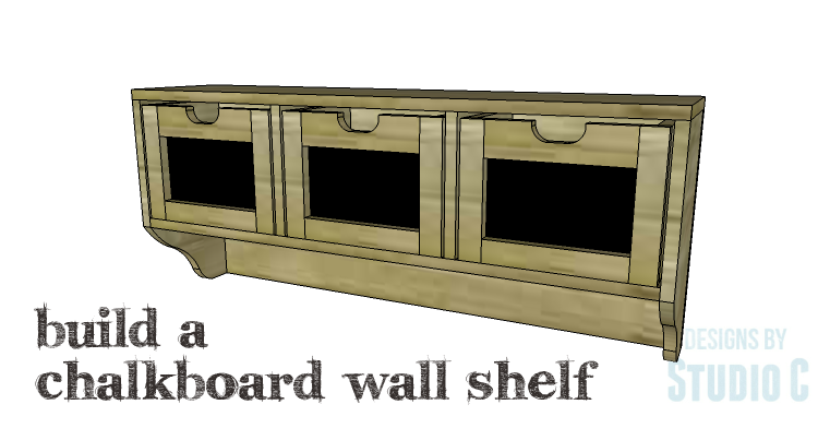 DIY Plans to Build a Chalkboard Wall Shelf_Copy
