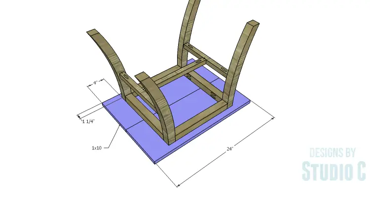 DIY Plans to Build a Pi Footstool_Top
