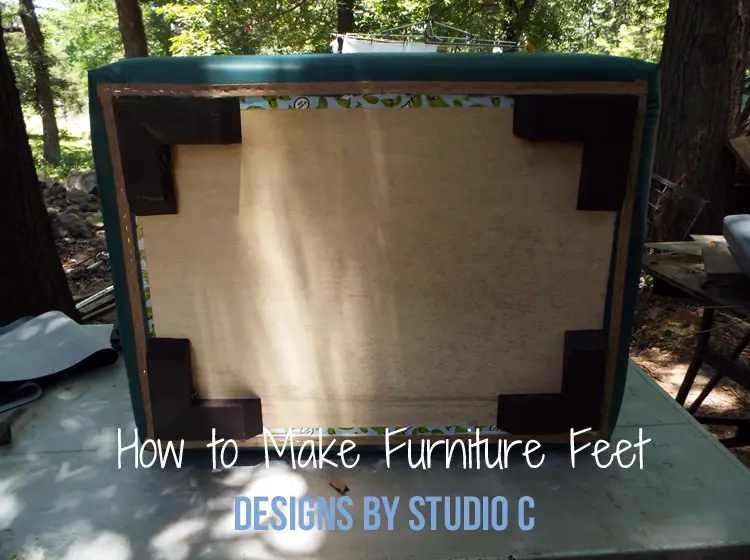 How to Make Furniture Feet