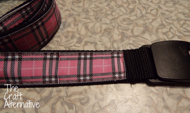 Adding Ribbon to a Plain Belt_Stitches