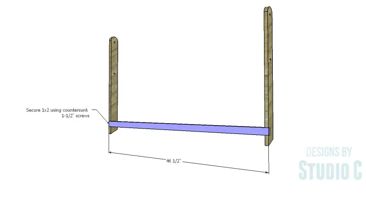 DIY Plans to Build a Folding Bench_Back Legs 2