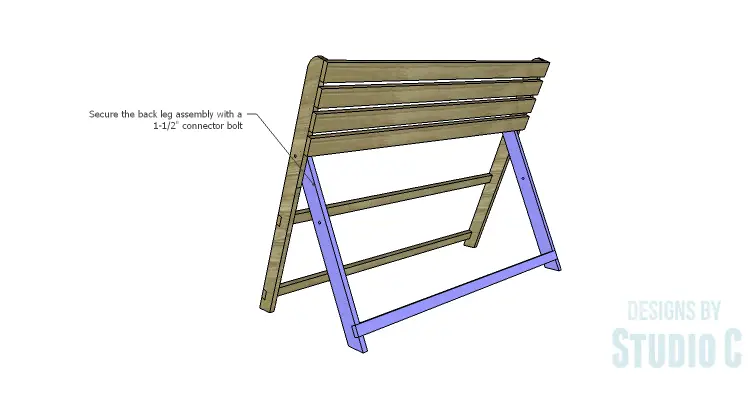 DIY Plans to Build a Folding Bench_Back Legs 3