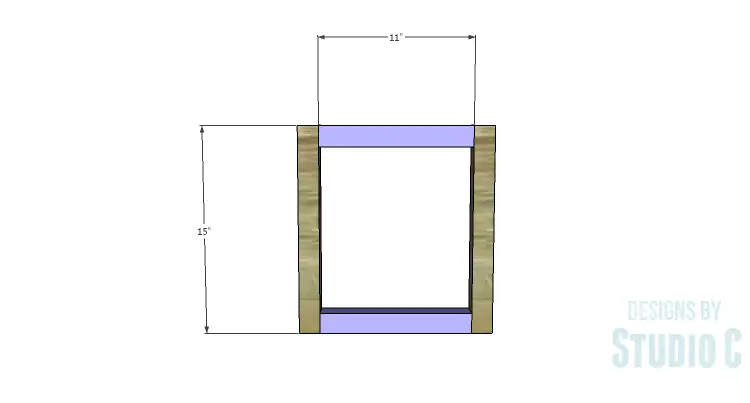 DIY Plans to Build a Katherine Buffet_Base Sides
