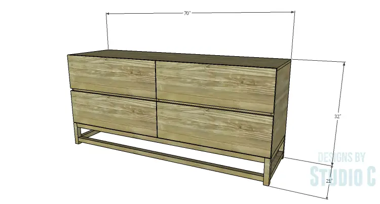 DIY Plans to Build a Port Modern Dresser