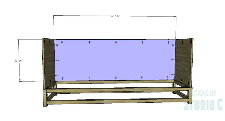 DIY Plans to Build a Port Modern Dresser_Back