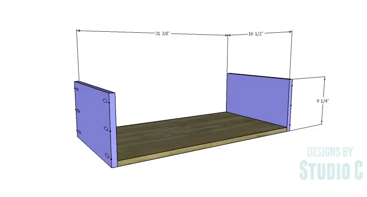 DIY Plans to Build a Port Modern Dresser_Drawer BS