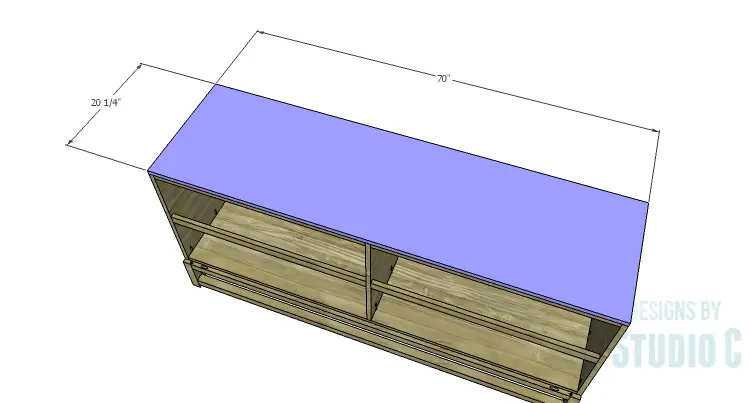 DIY Plans to Build a Port Modern Dresser_Top