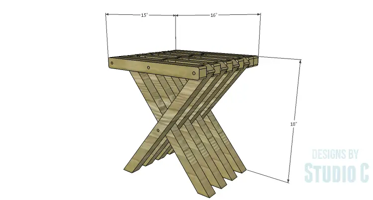 DIY Plans to Build an Outdoor Campfire Stool