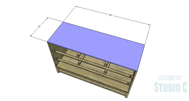 DIY Plans to Build a Sterling Dresser_Top