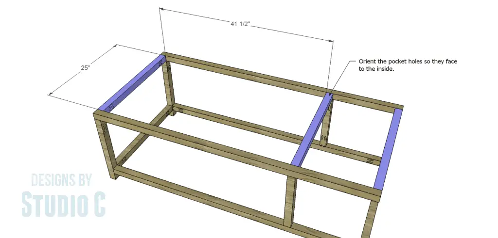DIY Plans to Build a Bernard Coffee Table_Upper Stretchers
