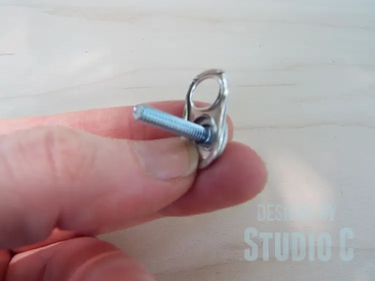 How to Make an Expanding Rack_Soda Can Tab
