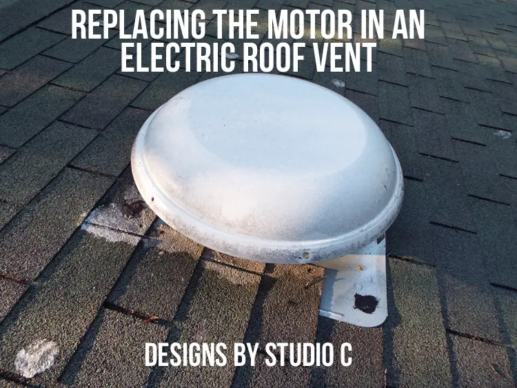 Replacing the Motor in an Electric Roof Vent