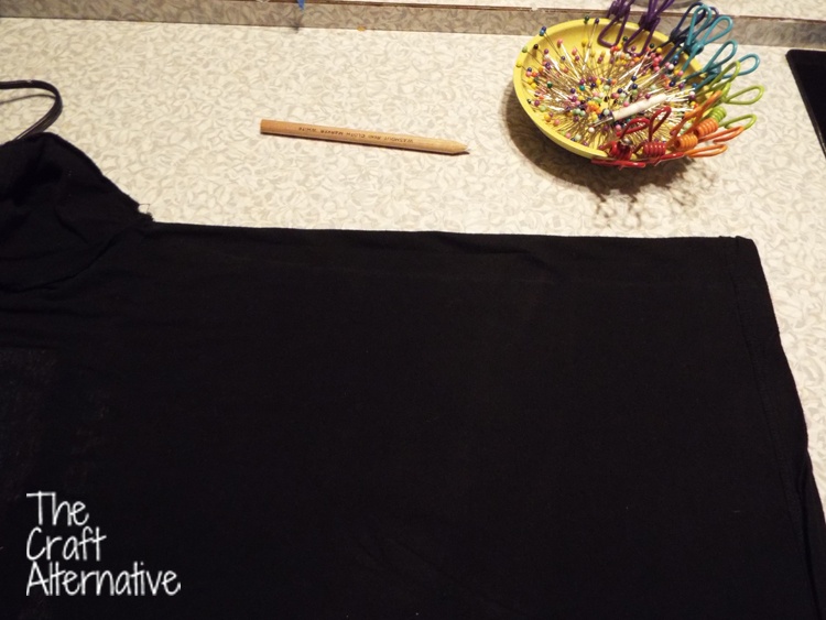 Taking in the Sides of a T-Shirt_Chalk Line