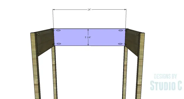 DIY Plans to Build a Floating Top Nightstand_Back