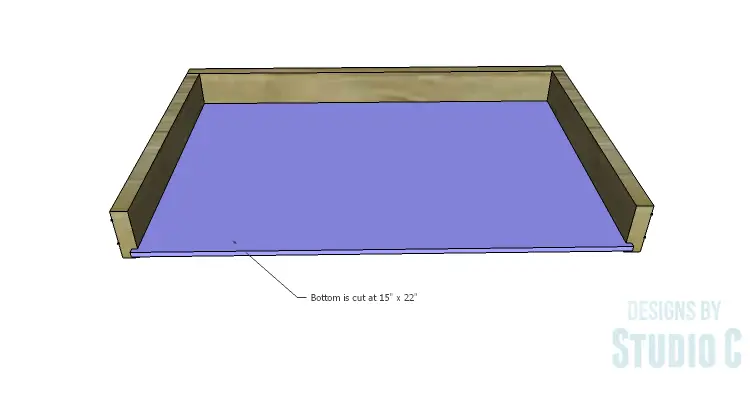 DIY Plans to Build a Floating Top Nightstand_Drawer Box Bottom