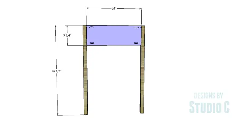 DIY Plans to Build a Floating Top Nightstand_Sides