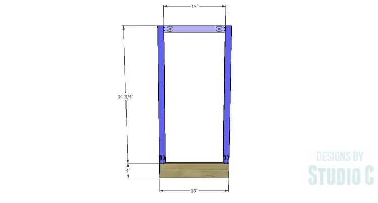 DIY Plans to Build a Hanson Media Console_Outer Frames 1