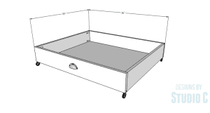 DIY Plans To Build Rolling Under-Bed Storage Boxes