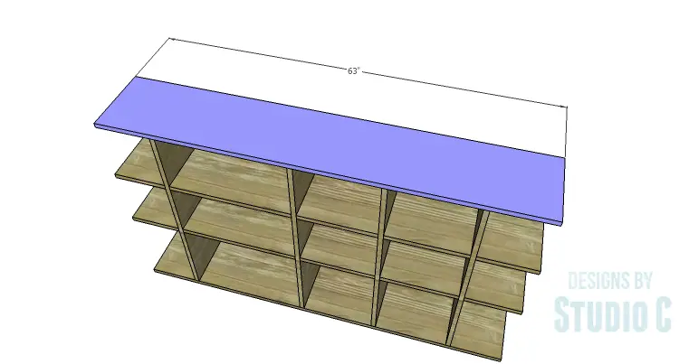 DIY Plans to Build a Bardot Bookcase_Top