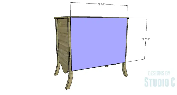 DIY Plans to Build a Celia Dresser_Back