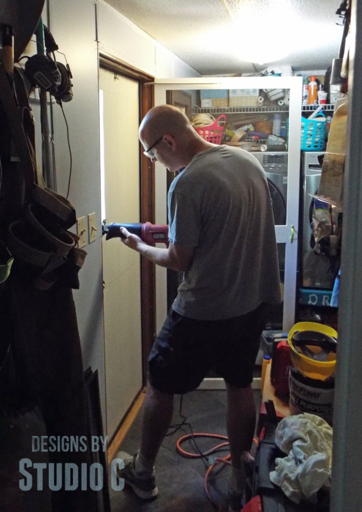 Install a Glass Panel in a Mobile Home Door_Matt Working