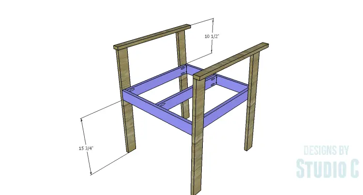 DIY Plans to Build a Quinn Outdoor Chair_Seat Frame 2