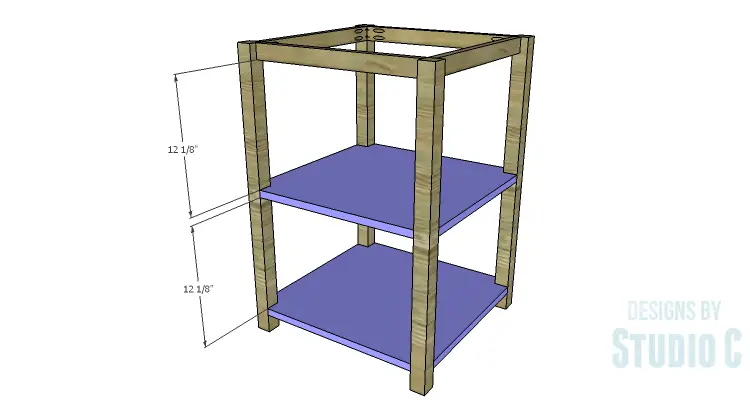DIY Plans to Build a Torrie Shelf Desk_Shelves 2