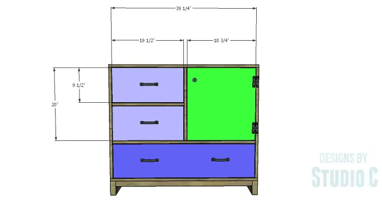 DIY Plans to Build a Carson Cabinet_Fronts