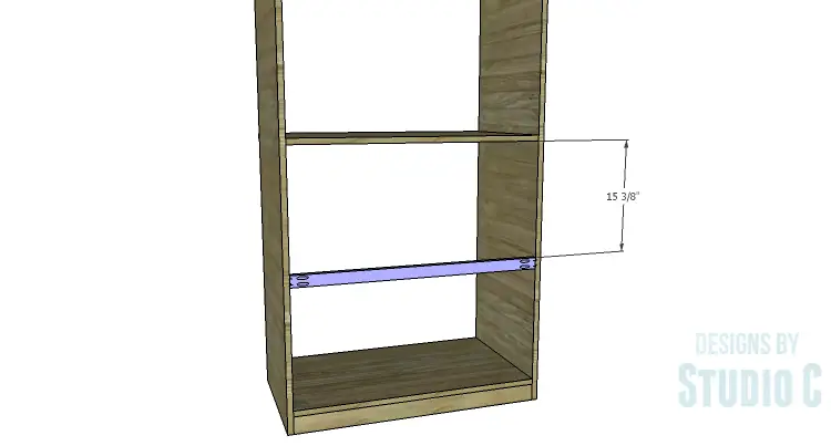 DIY Plans to Build a Country Pantry_Lower Back Stretcher