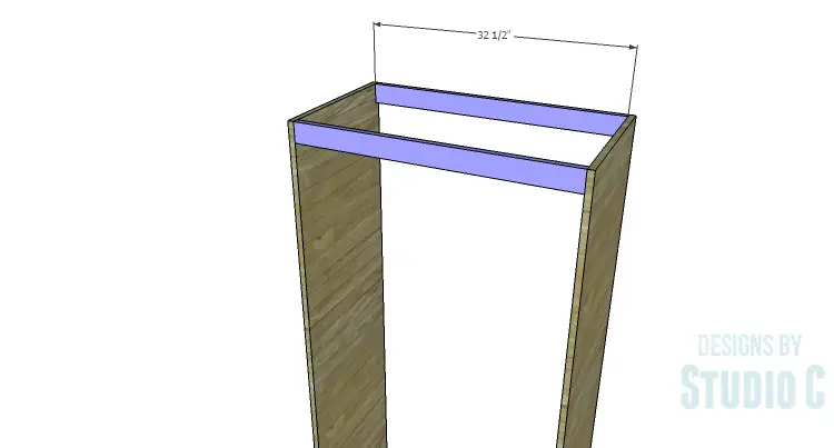 DIY Plans to Build a Country Pantry_Upper Stretcher