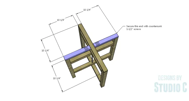 DIY Plans to Build a Cross-Leg End Table_TopSupports 2