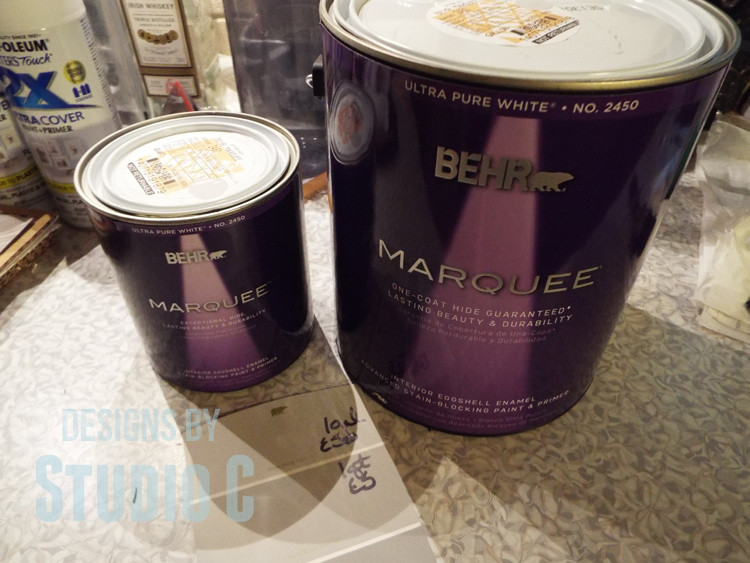 Fabulous Bathroom Update with BEHR Marquee Paint_Paint Cans