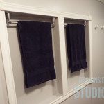 bathroom towel storage