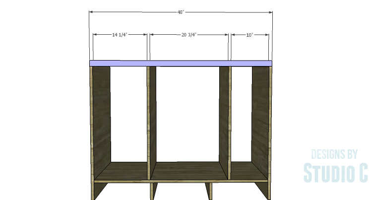 DIY Plans to Build a Bath Vanity with a Built-In Clothes Hamper_Back Support